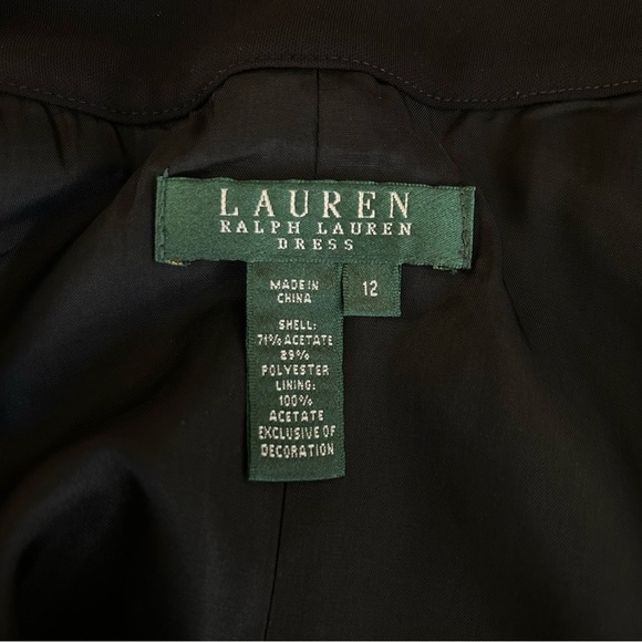 Lauren Ralph Lauren | Beaded Scoop Neck Sheath Dress - Picture 8 of 10